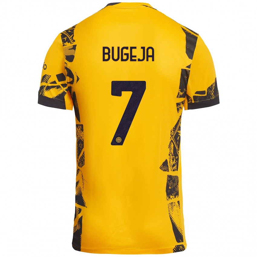 Criança Camisola Haley Bugeja #7 Ouro Preto Terceiro 2024/25 Camisa Brasil