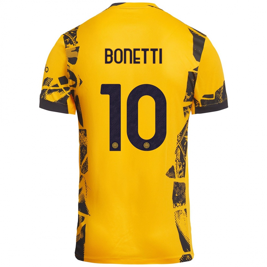 Criança Camisola Tatiana Bonetti #10 Ouro Preto Terceiro 2024/25 Camisa Brasil