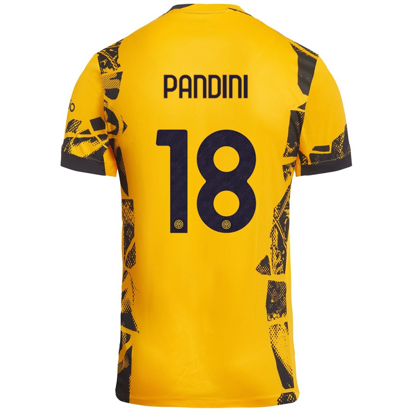 Criança Camisola Marta Pandini #18 Ouro Preto Terceiro 2024/25 Camisa Brasil