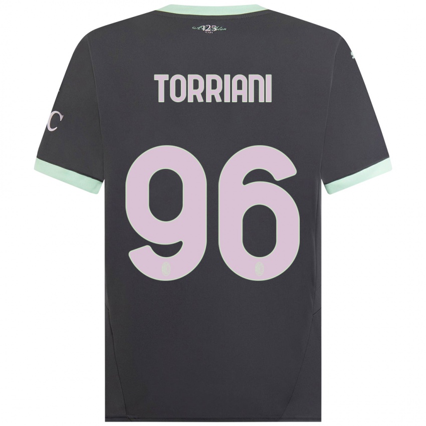 Criança Camisola Lorenzo Torriani #96 Cinzento Terceiro 2024/25 Camisa Brasil