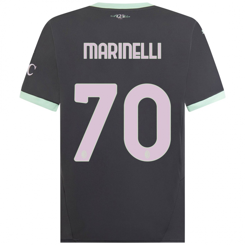 Criança Camisola Gloria Marinelli #70 Cinzento Terceiro 2024/25 Camisa Brasil