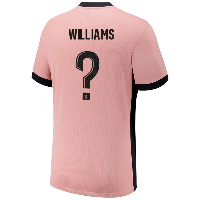 Criança Camisola Lydia Williams #0 Rosa Ferrugem Terceiro 2024/25 Camisa Brasil