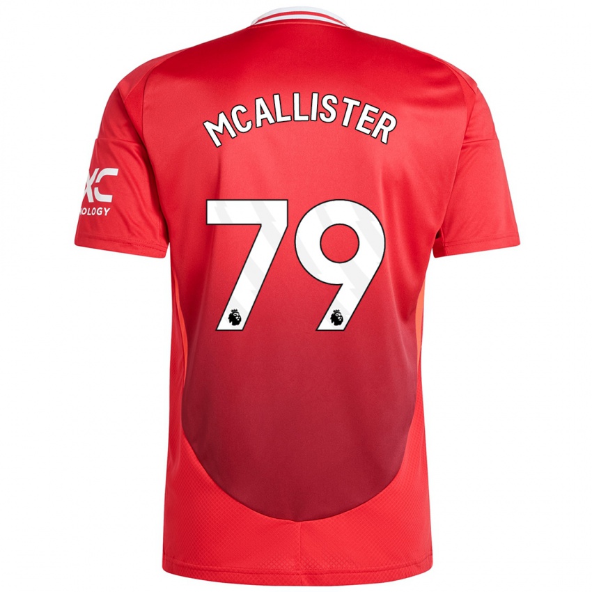 Homem Camisola Finley Mcallister #79 Vermelho Brilhante Principal 2024/25 Camisa Brasil