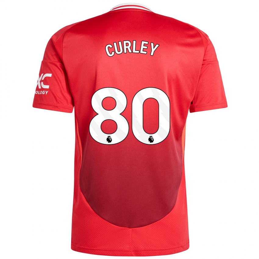 Homem Camisola Ruben Curley #80 Vermelho Brilhante Principal 2024/25 Camisa Brasil