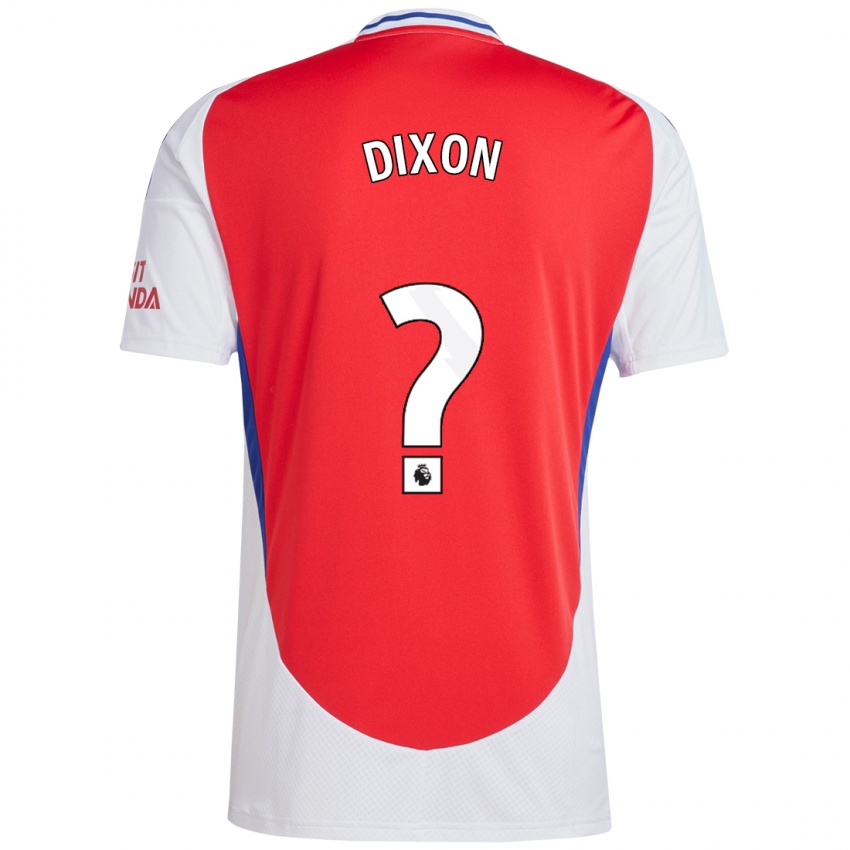 Homem Camisola Danny Dixon #0 Vermelho Branco Principal 2024/25 Camisa Brasil