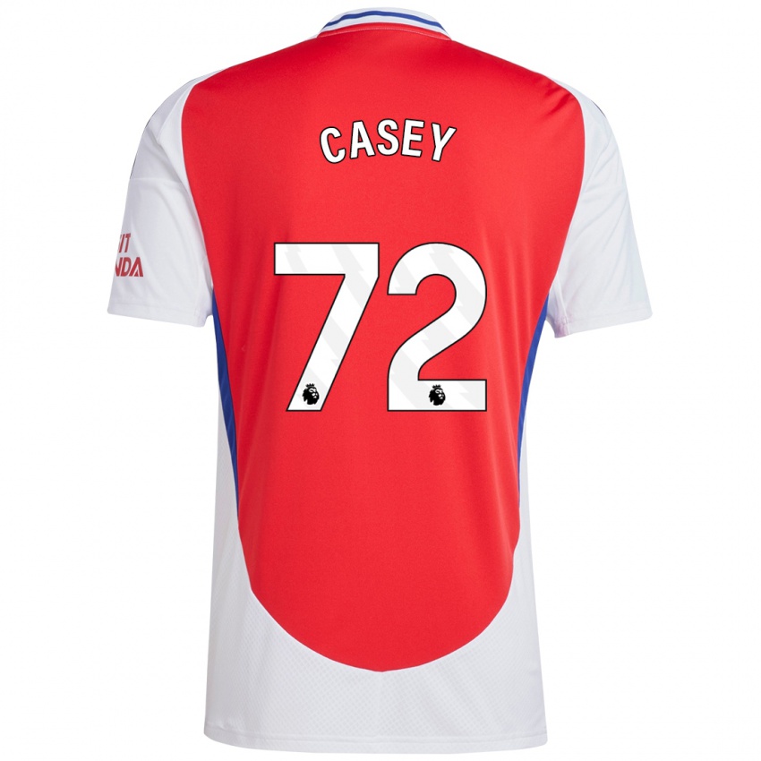 Homem Camisola Dan Casey #72 Vermelho Branco Principal 2024/25 Camisa Brasil