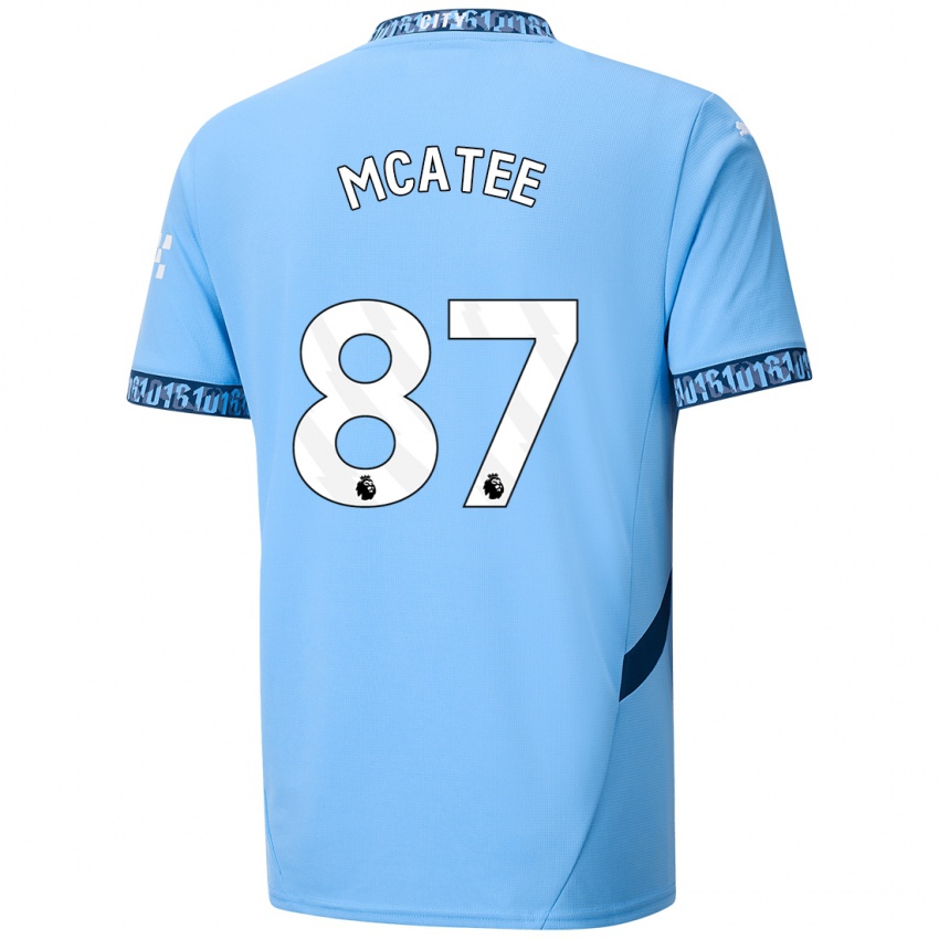 Homem Camisola James Mcatee #87 Azul Marinho Principal 2024/25 Camisa Brasil