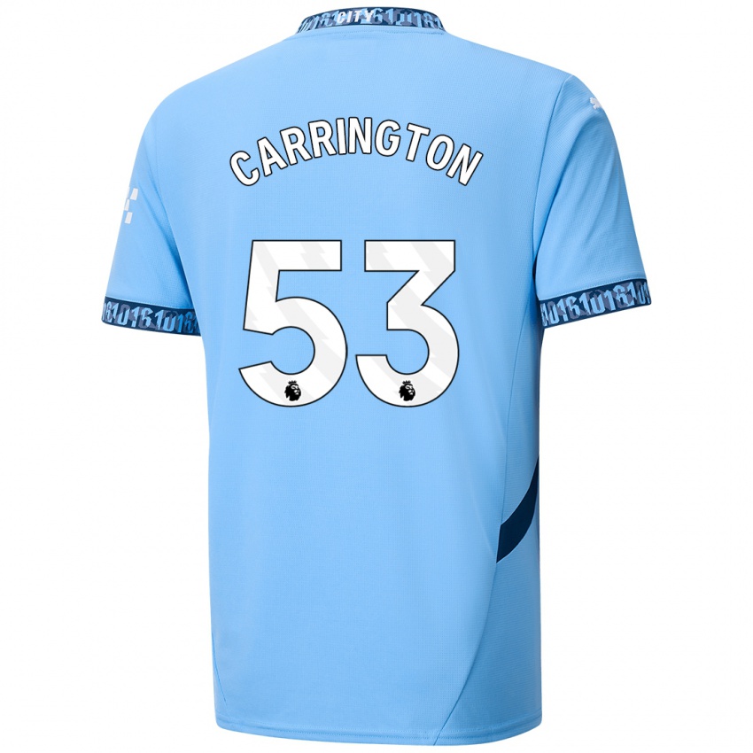 Homem Camisola Ezra Carrington #53 Azul Marinho Principal 2024/25 Camisa Brasil