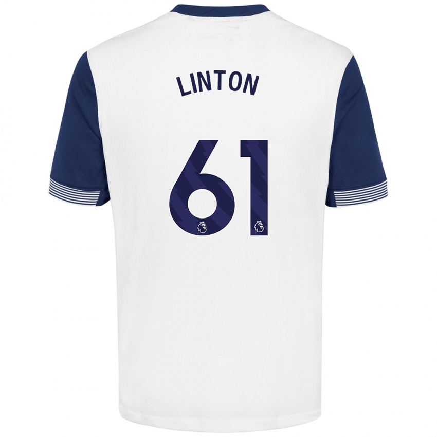 Homem Camisola Jahziah Linton #61 Azul Branco Principal 2024/25 Camisa Brasil