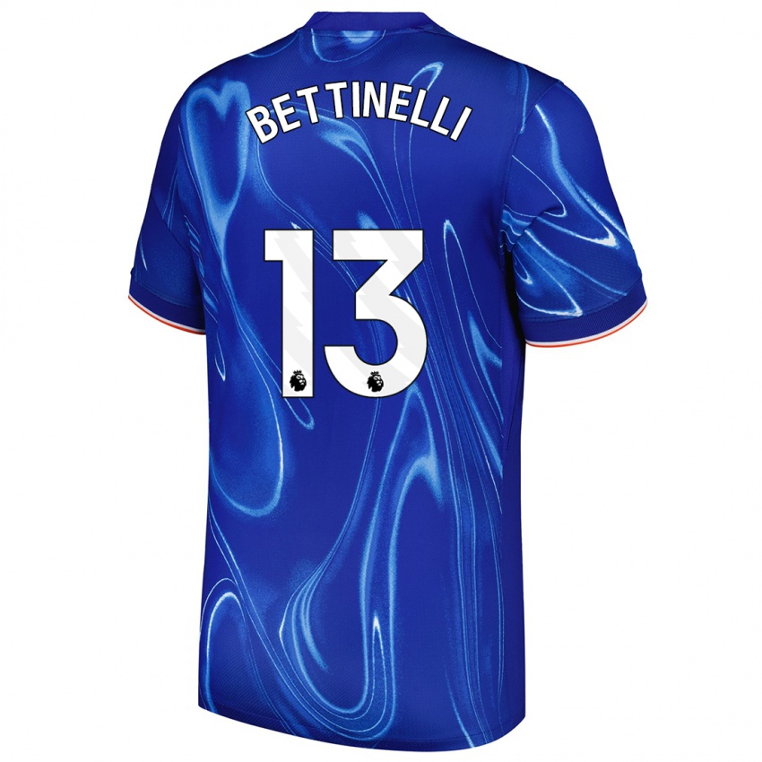 Homem Camisola Marcus Bettinelli #13 Branco Azul Principal 2024/25 Camisa Brasil