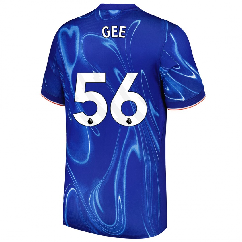 Homem Camisola Billy Gee #56 Branco Azul Principal 2024/25 Camisa Brasil