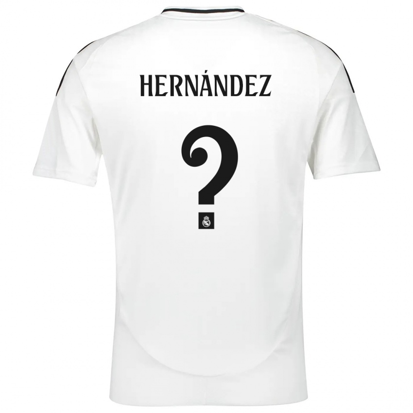 Homem Camisola Enaitz Hernández #0 Branco Principal 2024/25 Camisa Brasil