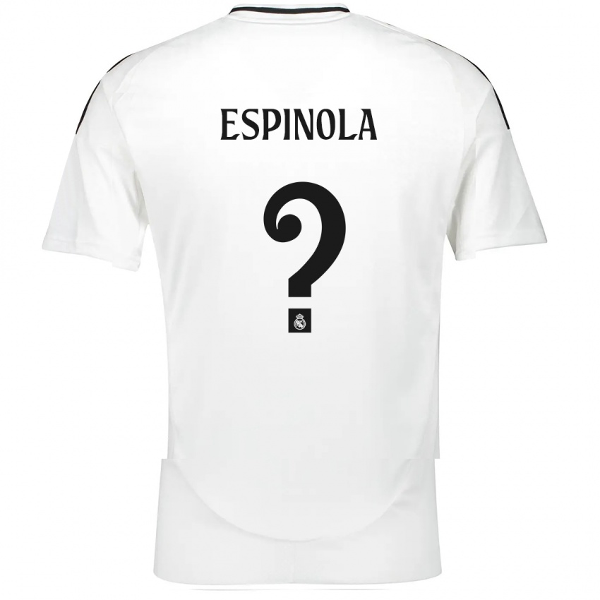 Homem Camisola Axel Espinola #0 Branco Principal 2024/25 Camisa Brasil