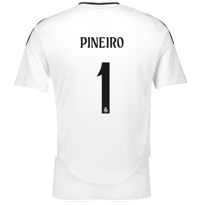 Homem Camisola Diego Pineiro #1 Branco Principal 2024/25 Camisa Brasil