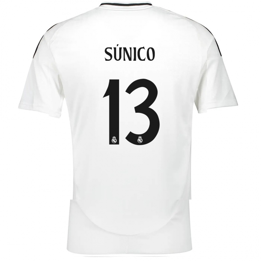 Homem Camisola Guille Súnico #13 Branco Principal 2024/25 Camisa Brasil