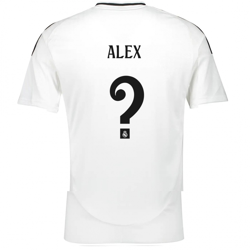 Homem Camisola Alex Sanchez #0 Branco Principal 2024/25 Camisa Brasil