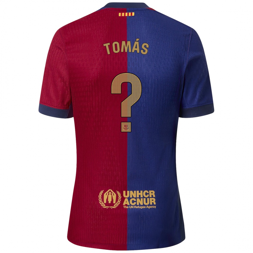 Homem Camisola Roberto Tomás #0 Azul Vermelho Principal 2024/25 Camisa Brasil