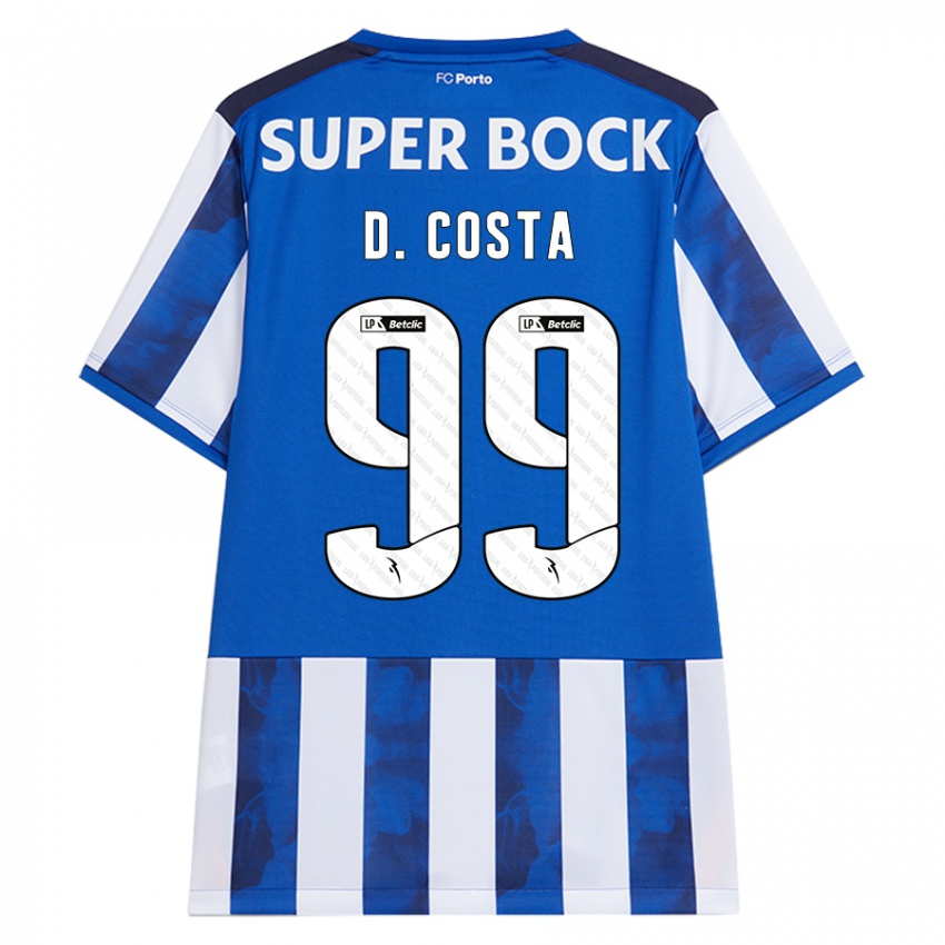 Homem Camisola Diogo Costa #99 Azul Azul Principal 2024/25 Camisa Brasil