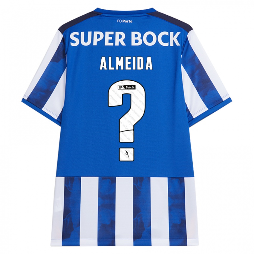 Homem Camisola Tomé Almeida #0 Azul Azul Principal 2024/25 Camisa Brasil