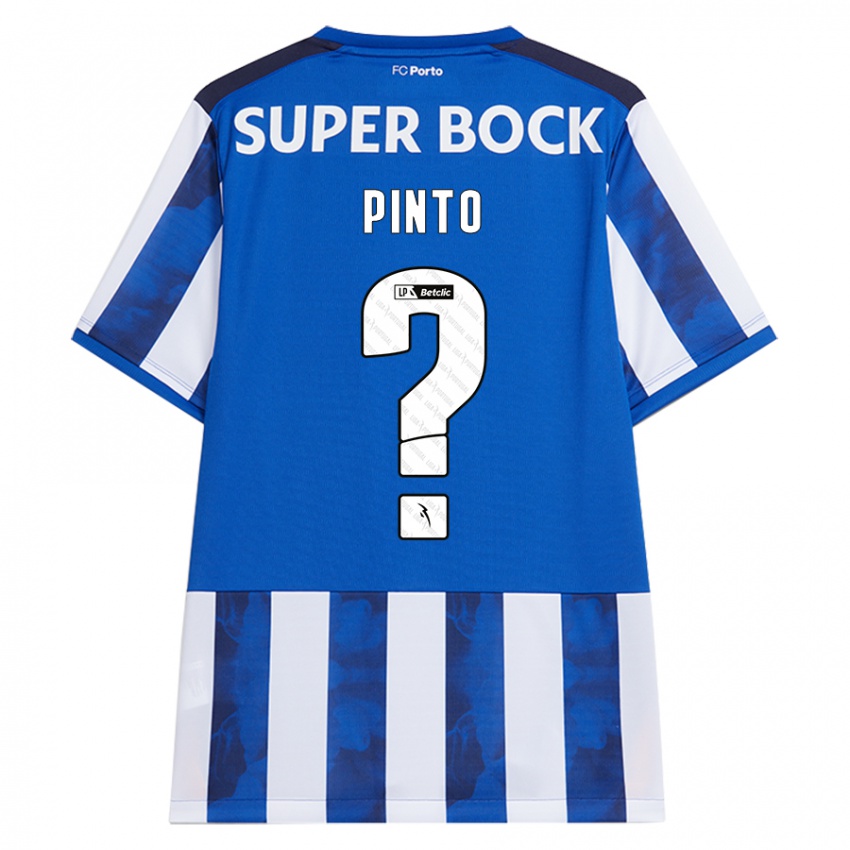 Homem Camisola Gonçalo Pinto #0 Azul Azul Principal 2024/25 Camisa Brasil