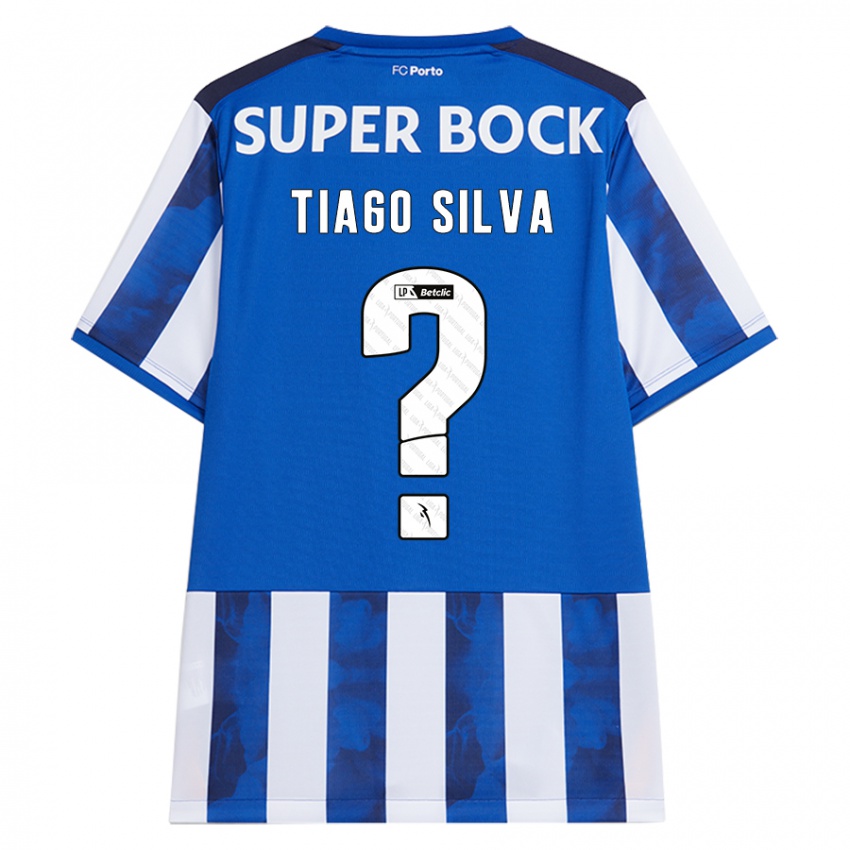 Homem Camisola Tiago Silva #0 Azul Azul Principal 2024/25 Camisa Brasil