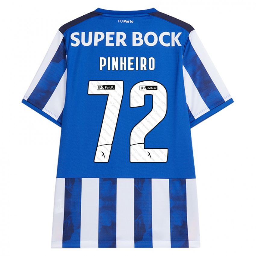 Homem Camisola Rodrigo Pinheiro #72 Azul Azul Principal 2024/25 Camisa Brasil