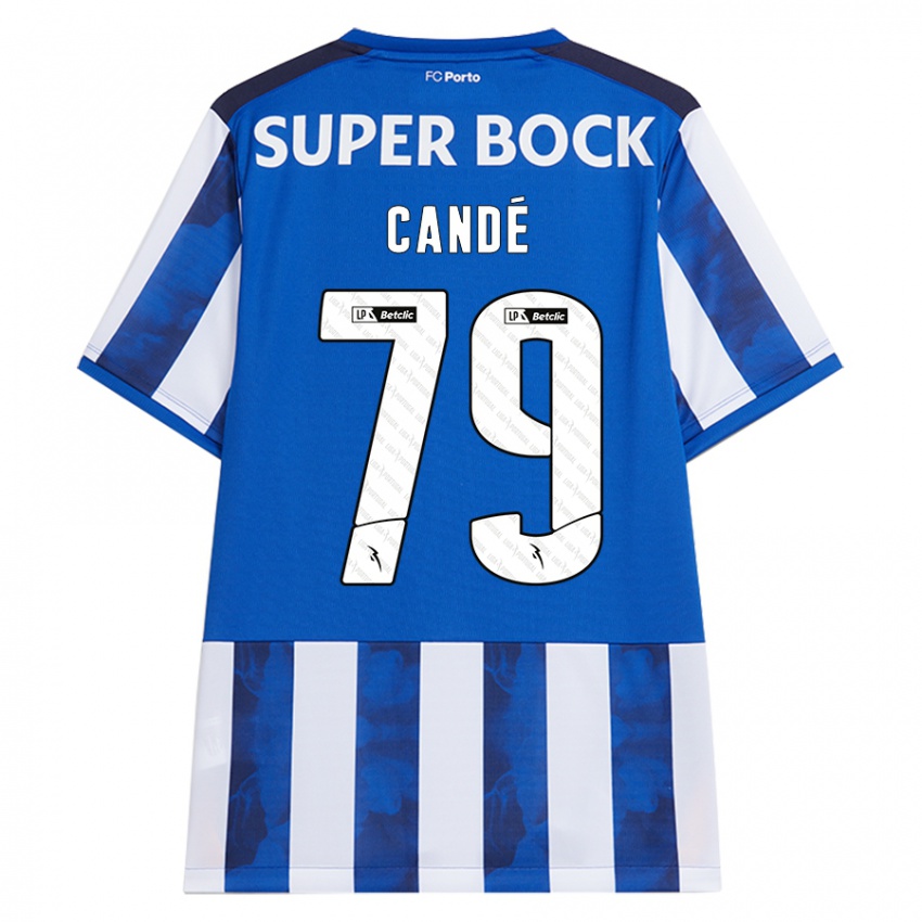 Homem Camisola Umaro Candé #79 Azul Azul Principal 2024/25 Camisa Brasil