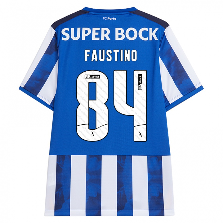 Homem Camisola Levi Faustino #84 Azul Azul Principal 2024/25 Camisa Brasil