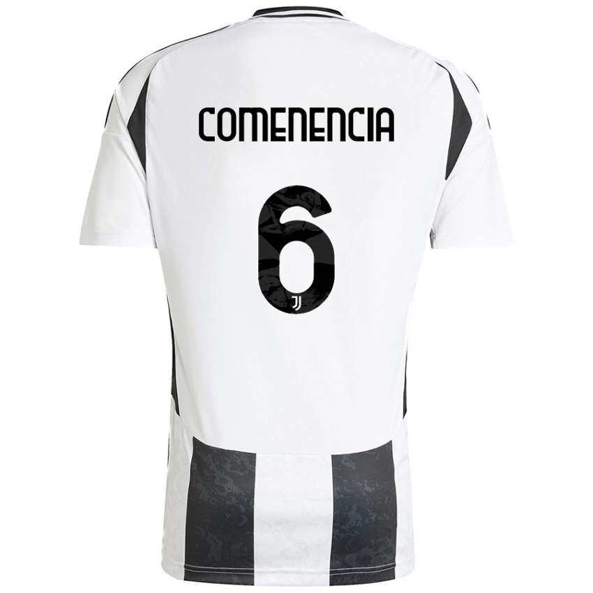 Homem Camisola Livano Comenencia #6 Preto Branco Principal 2024/25 Camisa Brasil