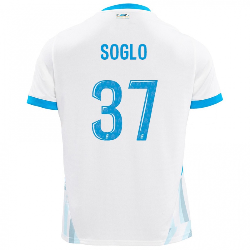 Homem Camisola Emran Soglo #37 Céu Branco Azul Principal 2024/25 Camisa Brasil