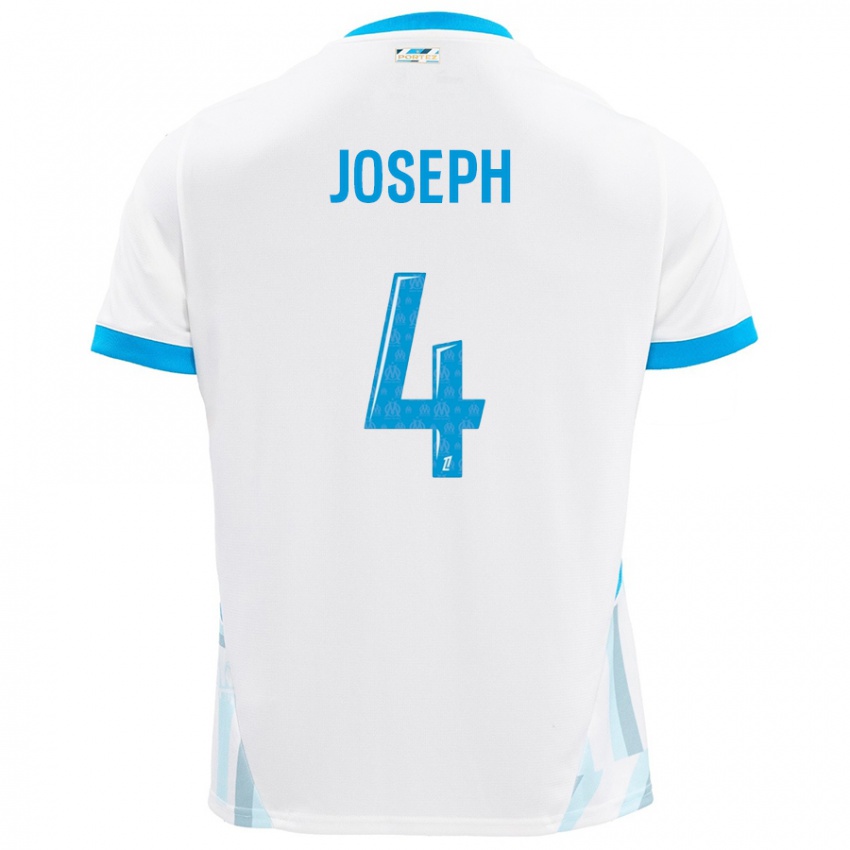 Homem Camisola Tabita Joseph #4 Céu Branco Azul Principal 2024/25 Camisa Brasil