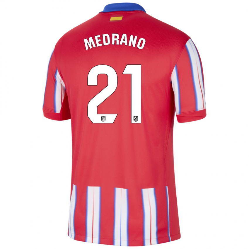 Homem Camisola Fernando Medrano #21 Azul Vermelho Branco Principal 2024/25 Camisa Brasil