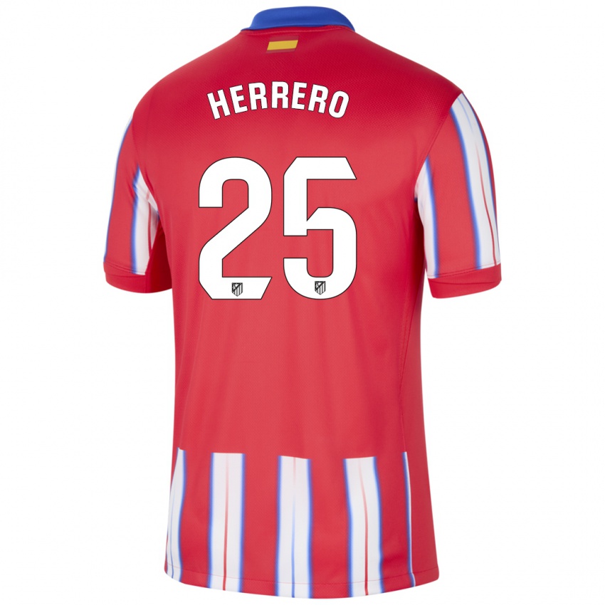 Homem Camisola Alex Herrero #25 Azul Vermelho Branco Principal 2024/25 Camisa Brasil