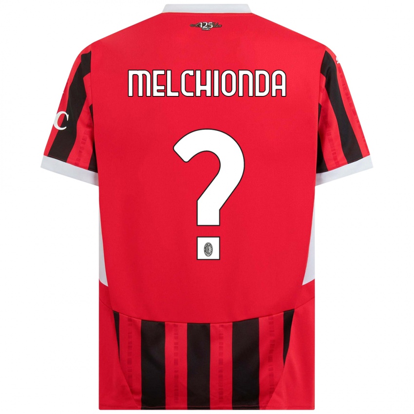 Homem Camisola Marco Melchionda #0 Vermelho Preto Principal 2024/25 Camisa Brasil