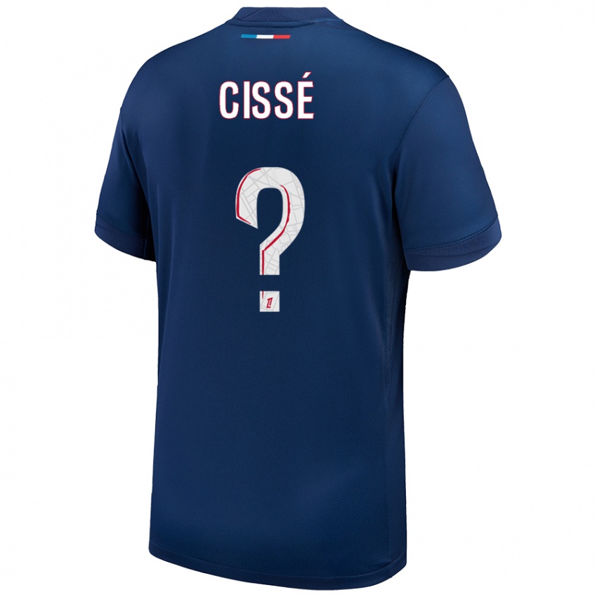 Homem Camisola Mory Cissé #0 Azul Marinho Branco Principal 2024/25 Camisa Brasil