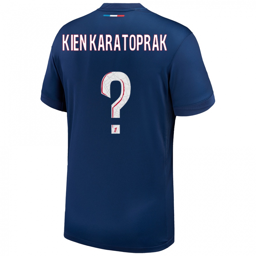 Homem Camisola Kenan Kien Karatoprak #0 Azul Marinho Branco Principal 2024/25 Camisa Brasil