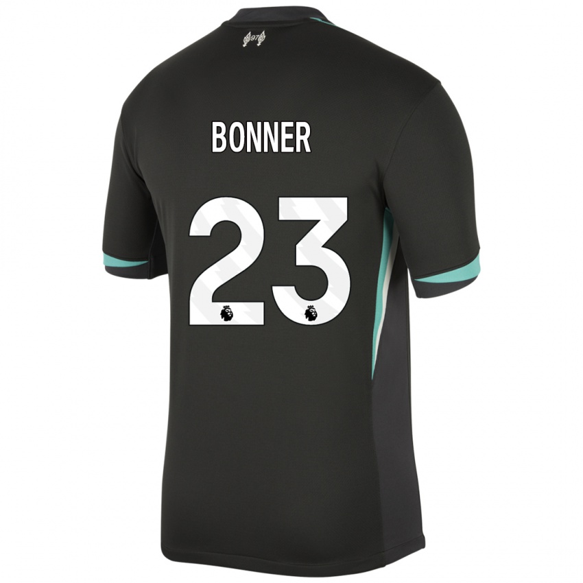 Homem Camisola Gemma Bonner #23 Preto Antracite Branco Alternativa 2024/25 Camisa Brasil