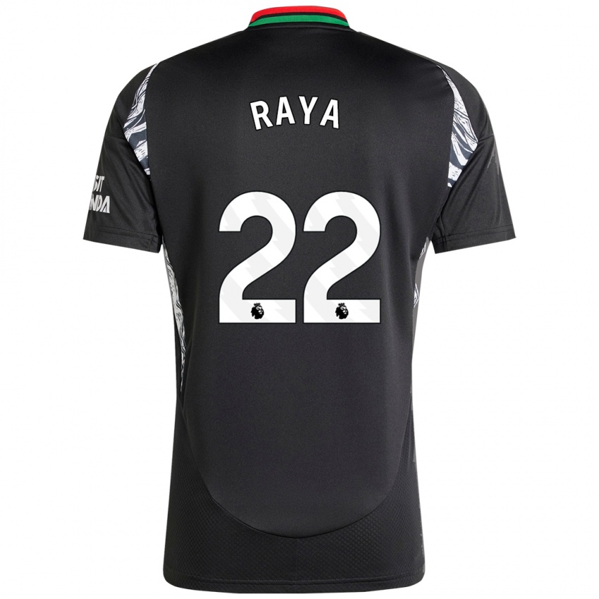 Homem Camisola David Raya #22 Preto Alternativa 2024/25 Camisa Brasil