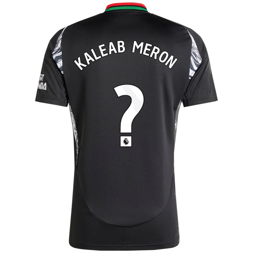 Homem Camisola Kaleab Meron #0 Preto Alternativa 2024/25 Camisa Brasil