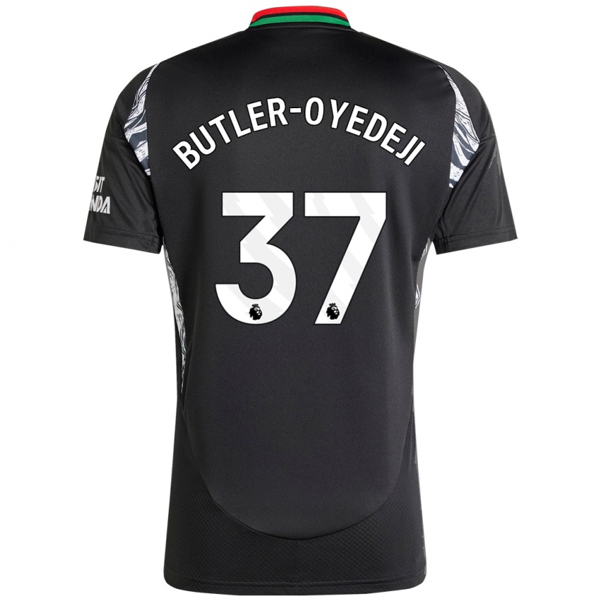 Homem Camisola Nathan Butler-Oyedeji #37 Preto Alternativa 2024/25 Camisa Brasil