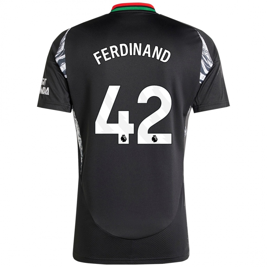 Homem Camisola Seb Ferdinand #42 Preto Alternativa 2024/25 Camisa Brasil