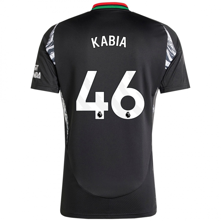 Homem Camisola Ismeal Kabia #46 Preto Alternativa 2024/25 Camisa Brasil