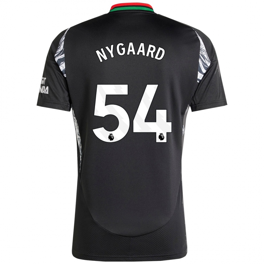 Homem Camisola Lucas Nygaard #54 Preto Alternativa 2024/25 Camisa Brasil