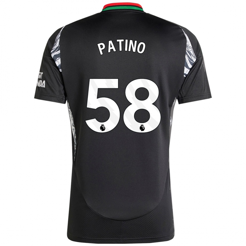 Homem Camisola Charlie Patino #58 Preto Alternativa 2024/25 Camisa Brasil