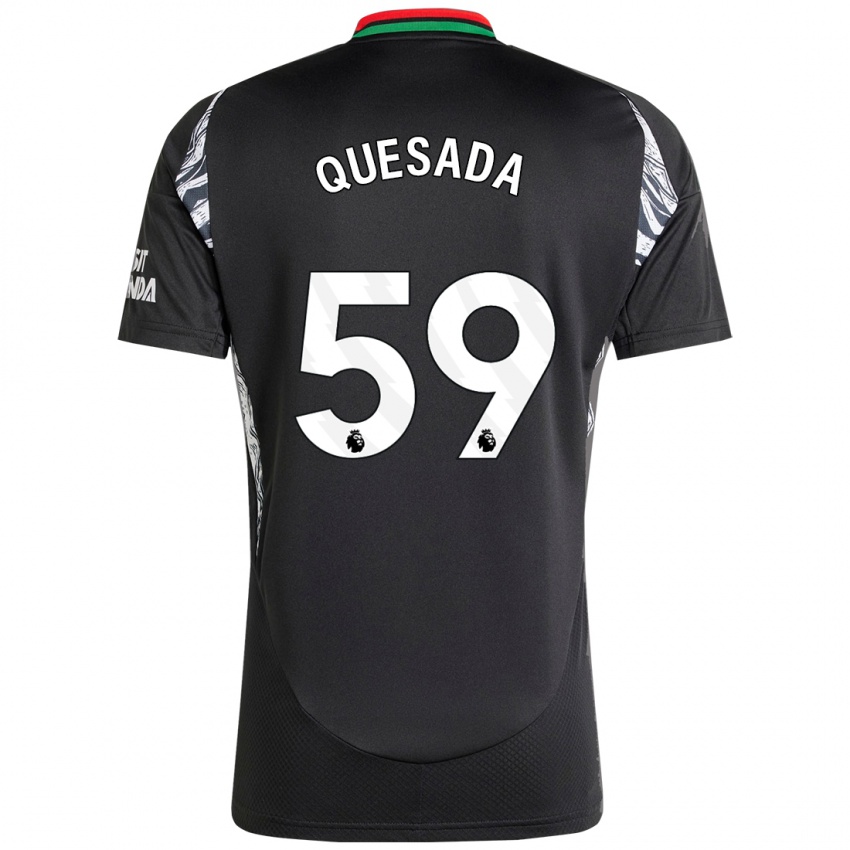 Homem Camisola Elián Quesada #59 Preto Alternativa 2024/25 Camisa Brasil