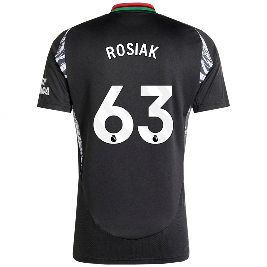 Homem Camisola Michal Rosiak #63 Preto Alternativa 2024/25 Camisa Brasil