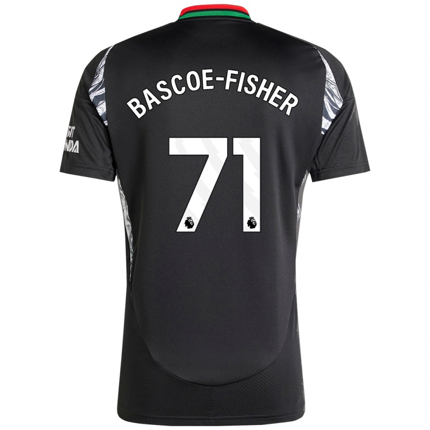 Homem Camisola Jakai Bascoe-Fisher #71 Preto Alternativa 2024/25 Camisa Brasil