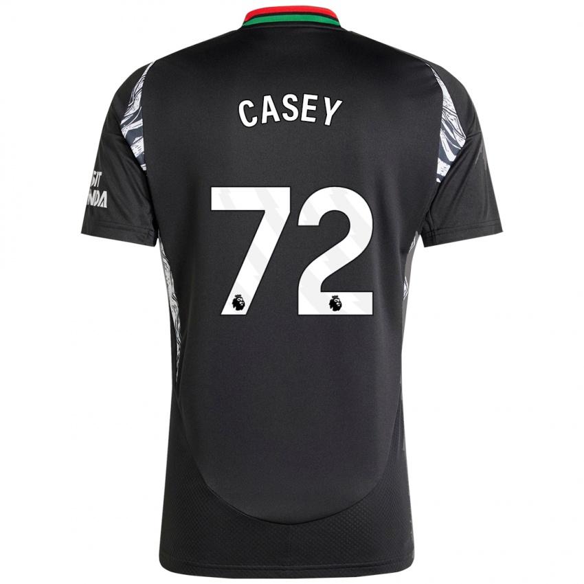 Homem Camisola Dan Casey #72 Preto Alternativa 2024/25 Camisa Brasil