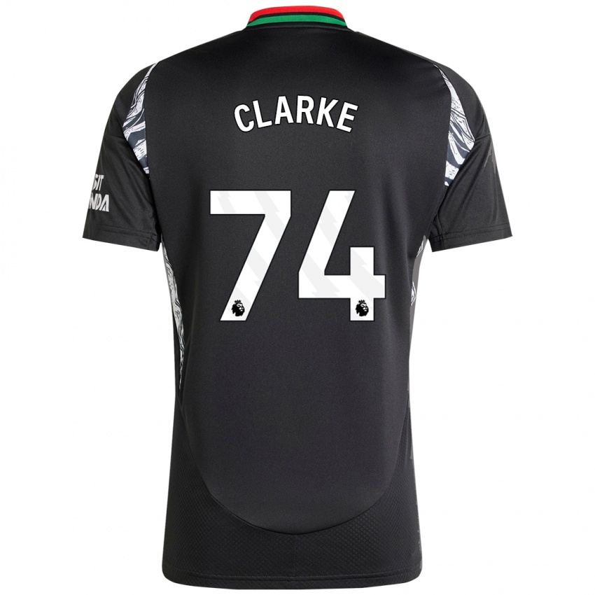 Homem Camisola Brayden Clarke #74 Preto Alternativa 2024/25 Camisa Brasil