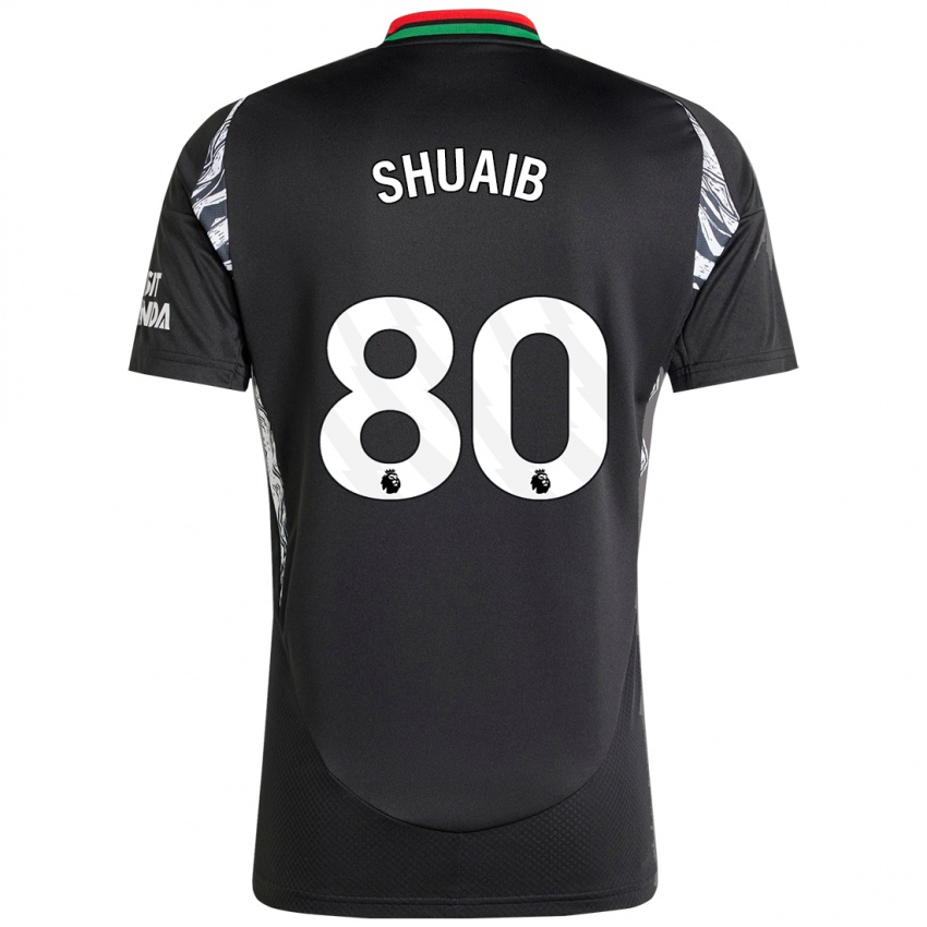 Homem Camisola Zac Shuaib #80 Preto Alternativa 2024/25 Camisa Brasil